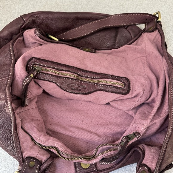 Bolsa Nova Purple Leather Shoulder Bag Purse‎ Boho Slouchy Hobo NWT MSRP $368